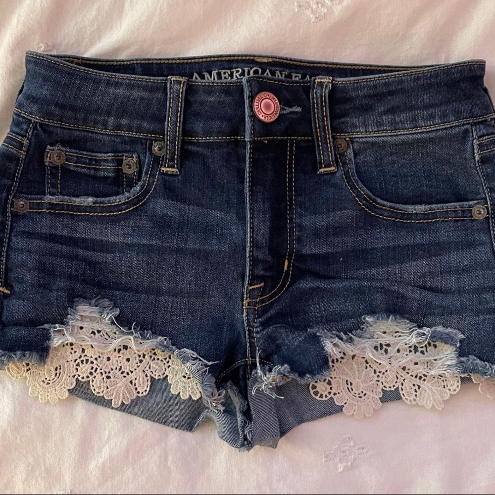 american eagle size 00 jean shorts